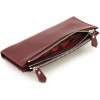 ST Leather Шкіряний жіночий гаманець бордового кольору з кистьовим ремінцем  1767400 - зображення 9