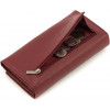 ST Leather Бордовий жіночий гаманець із натуральної шкіри із клапаном на кнопці  1767394 - зображення 5