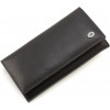 ST Leather Шкіряний жіночий гаманець чорного кольору з хлястиком на кнопці  1767393 - зображення 3