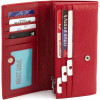 ST Leather Шкіряний жіночий гаманець червоного кольору з клапаном на кнопці  1767391 - зображення 2