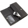 ST Leather Шкіряний жіночий гаманець чорного кольору з хлястиком на кнопці  1767393 - зображення 7