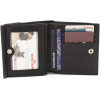 ST Leather Маленький жіночий гаманець із натуральної шкіри чорного кольору з монетницею  1767336 - зображення 2