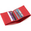 ST Leather Невеликий жіночий гаманець з натурального шкіри червоного кольору на магнітах  1767264 - зображення 5