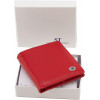ST Leather Невеликий жіночий гаманець з натурального шкіри червоного кольору на магнітах  1767264 - зображення 7