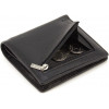 ST Leather Шкіряний гаманець чорного кольору з фіксацією на магніти  1767262 - зображення 4