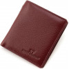 ST Leather Шкіряний жіночий гаманець бордового кольору на магнітах  1767261 - зображення 1