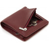 ST Leather Шкіряний жіночий гаманець бордового кольору на магнітах  1767261 - зображення 4