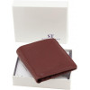 ST Leather Шкіряний жіночий гаманець бордового кольору на магнітах  1767261 - зображення 7