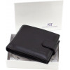 ST Leather Чорний чоловічий шкіряний гаманець під документи  1767360 - зображення 8