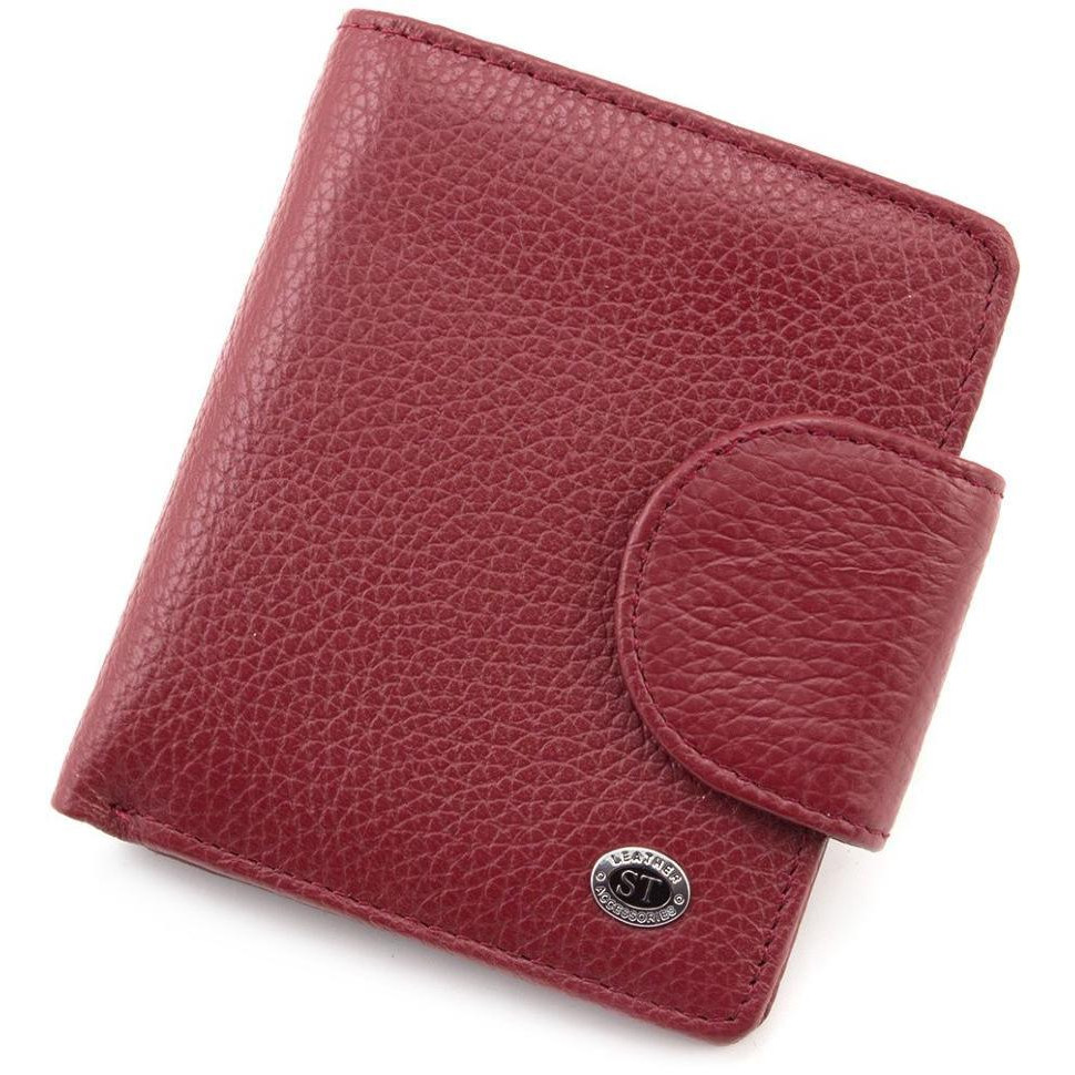 ST Leather Бордовий жіночий гаманець невеликого розміру  (16377) - зображення 1