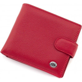 ST Leather Жіночий гаманець із натуральної шкіри червоного кольору із блоком для карт  1767470