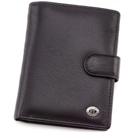 ST Leather Чоловік вертикальний гаманець на кнопці  (16772)