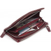 ST Leather Бордовий жіночий гаманець-клатч із натуральної шкіри на два відділення  1767426 - зображення 2