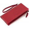 ST Leather Жіночий шкіряний гаманець-клатч у червоному кольорі на два відділення  1767425 - зображення 3