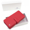 ST Leather Стильний великий гаманець червоного кольору  (16506) - зображення 6