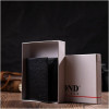 Bond Non Маленьке чоловіче портмоне із фактурної шкіри чорного кольору без застібки BOND (2421992) - зображення 8