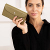The Wings Шкіряний гаманець жіночий в оливковому кольорі  TW-Smart-olive - зображення 2