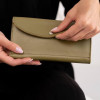 The Wings Шкіряний гаманець жіночий в оливковому кольорі  TW-Smart-olive - зображення 5