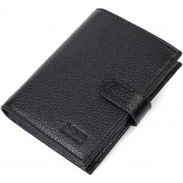 Bond Non Середній чоловічий гаманець із натуральної зернистої шкіри чорного кольору BOND (2422055)