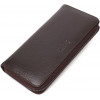 Bond Non Просторий гаманець із натуральної зернистої шкіри коричневого кольору на блискавці BOND (2421981) - зображення 1
