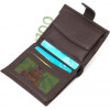 Bond Non Коричневий чоловічий вертикальний гаманець із натуральної шкіри флотар на кнопці BOND (2422002) - зображення 4
