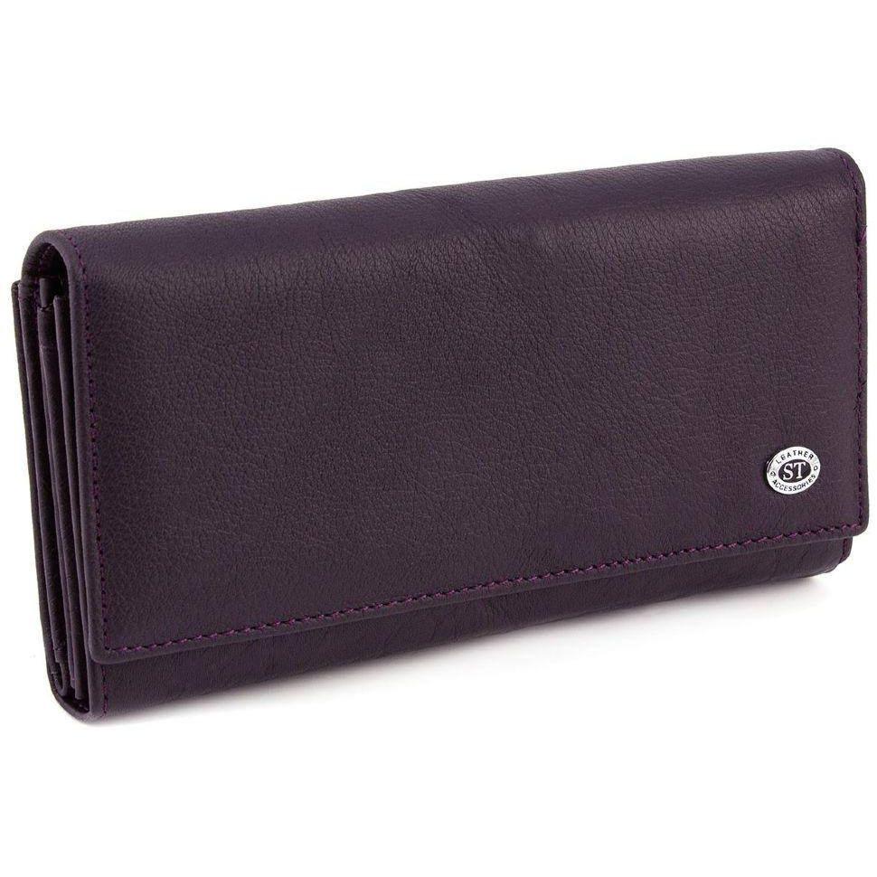 ST Leather Шкіряний жіночий гаманець фіолетового кольору  (16670) - зображення 1