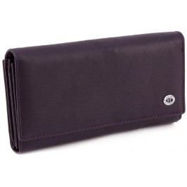 ST Leather Шкіряний жіночий гаманець фіолетового кольору  (16670)