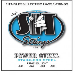 SIT strings SIT PSR45100L Power Steel Stainless Light Electric Bass Strings 45/100