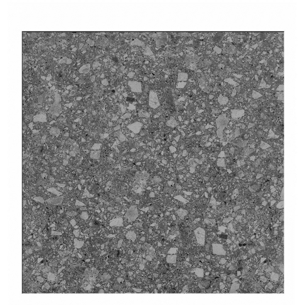INSPIRO Керамічна плитка  Terrazzo Dark Grey TR605, 600x600 - зображення 1