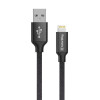 ColorWay USB/Apple Lightning Black 2m (CW-CBUL007-BK) - зображення 1