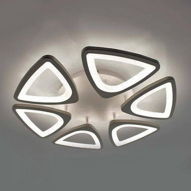 Esllse Керована світлодіодна люстра ROOM 120W 6TR-APP-520Х70-WHITE/WHITE-220-IP20 (10040) - зображення 1