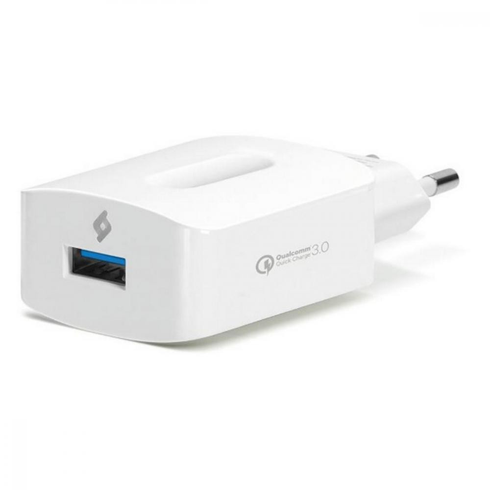 TTEC SpeedCharger QC 3.0 USB 3A 18W White (2SCQC01K) - зображення 1