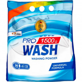 Pro Wash Порошок для прання  Універсальний 1.5 кг (4262396140623)