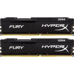 HyperX 32 GB (2x16GB) DDR4 2400 MHz Fury Black (HX424C15FBK2/32) - зображення 1