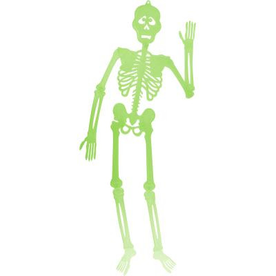 YES! Fun Прикраса декоративна  Хелловін "Скелет" 90 см, світиться у темряві (974353) - зображення 1