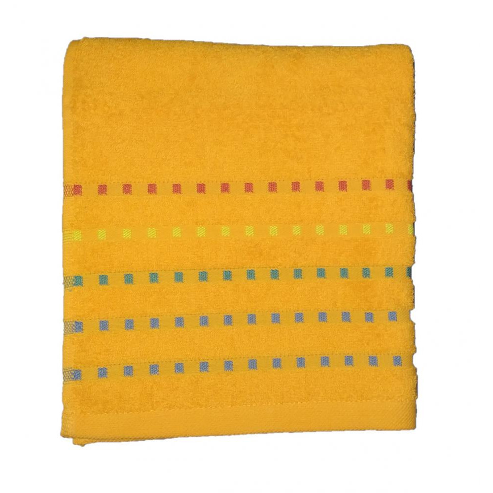 Zastelli Рушник для лазні  Мозаїка помаранчевий, махра, 50х90 см (2000008836913) - зображення 1