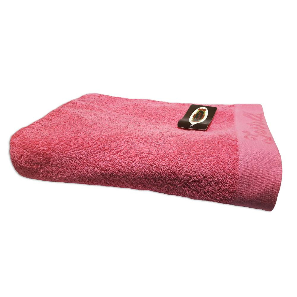 Zastelli Рушник пляжний  Border 450 GSM, рожевий, махра, 70х140 см (2000008836784) - зображення 1