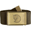 Fjallraven Ремінь  Canvas Brass Belt 4см Dark Olive (77297.633) - зображення 1