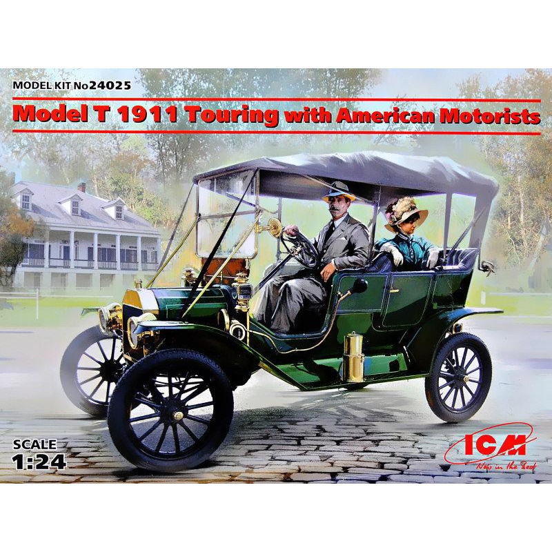 ICM Форд T 1911 Touring с американскими автолюбителями (ICM24025) - зображення 1