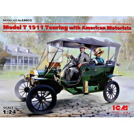   ICM Форд T 1911 Touring с американскими автолюбителями (ICM24025)