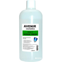 Avenir Cosmetics Средство для обезжиривания ногтей  4 in 1 Scrub Fresh, 500 мл