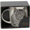 GalleryGlass Кружка порцелянова  Бочка Animals Gold Тигр 350 мл у преміум упаковці Nbone (RX-N16870) (76020790/Ти - зображення 1