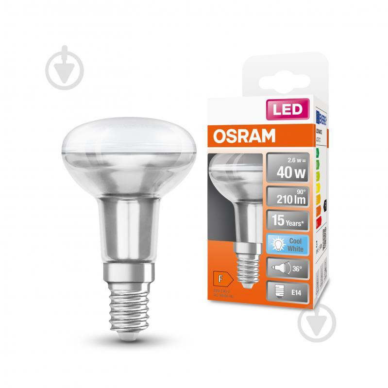 Osram LED R50 2.6W 4000K E14 (4058075433342) - зображення 1