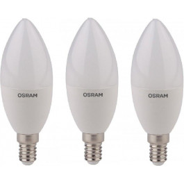 Osram LED B60 6,5W E14 3000К 560Lm 3шт (4058075623576)