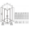 Ravak Blix BLSRV2K-80 полированный алюминий+Transparent X1XM40C00Z1 - зображення 3