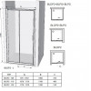 Ravak Blix BLDP2-110 R-L полированный алюминий+Grape 0PVD0C00ZG - зображення 2