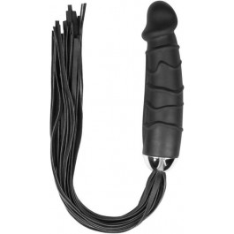 Fetish Tentation Martinet with Dildo Handle, black (3479225704036)