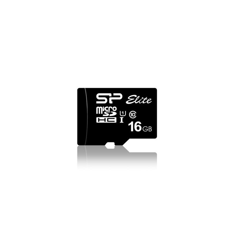 Silicon Power 16 GB microSDHC Class 10 UHS-I Elite SP016GBSTHBU1V10 - зображення 1