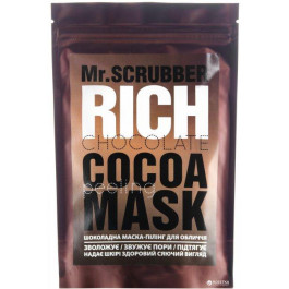 Mr. Scrubber Маска-пилинг для лица  Rich Chocolate Cocoa Peeling mask для всех типов кожи, 100 г (4820200230290)
