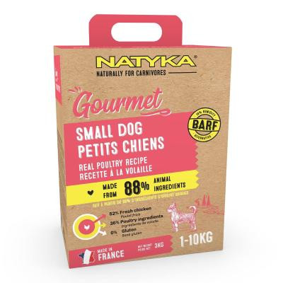 Natyka Gourmet Small Real Poultry 3 кг (5430001795073) - зображення 1